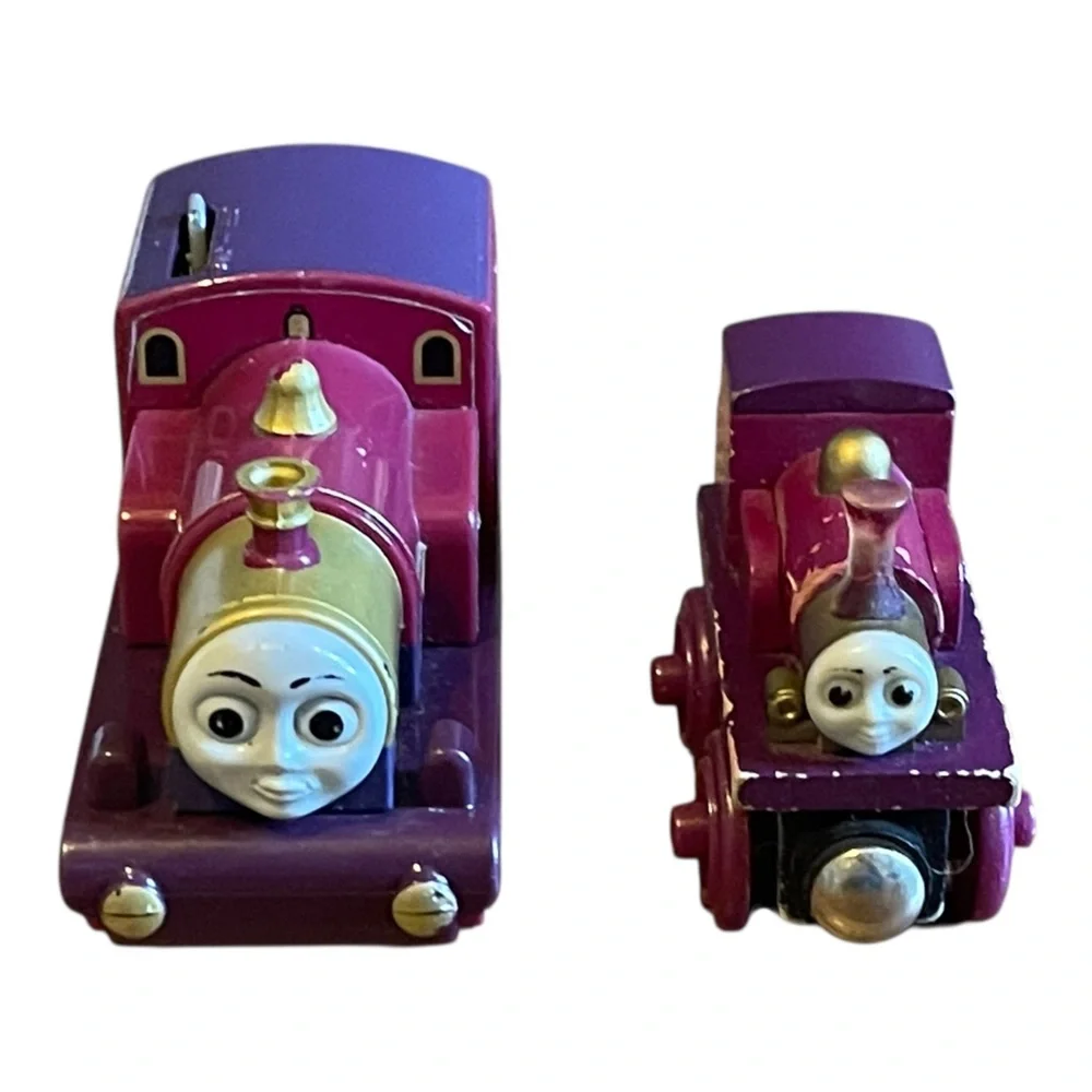Thomas Tank Engine & Friends Lady Wooden Railway Train And TOMY 2000 Motorized